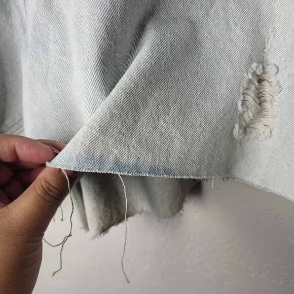 Wild Fable Plus Size Super High Rise Cut Off Shorts - Picture 4 of 8